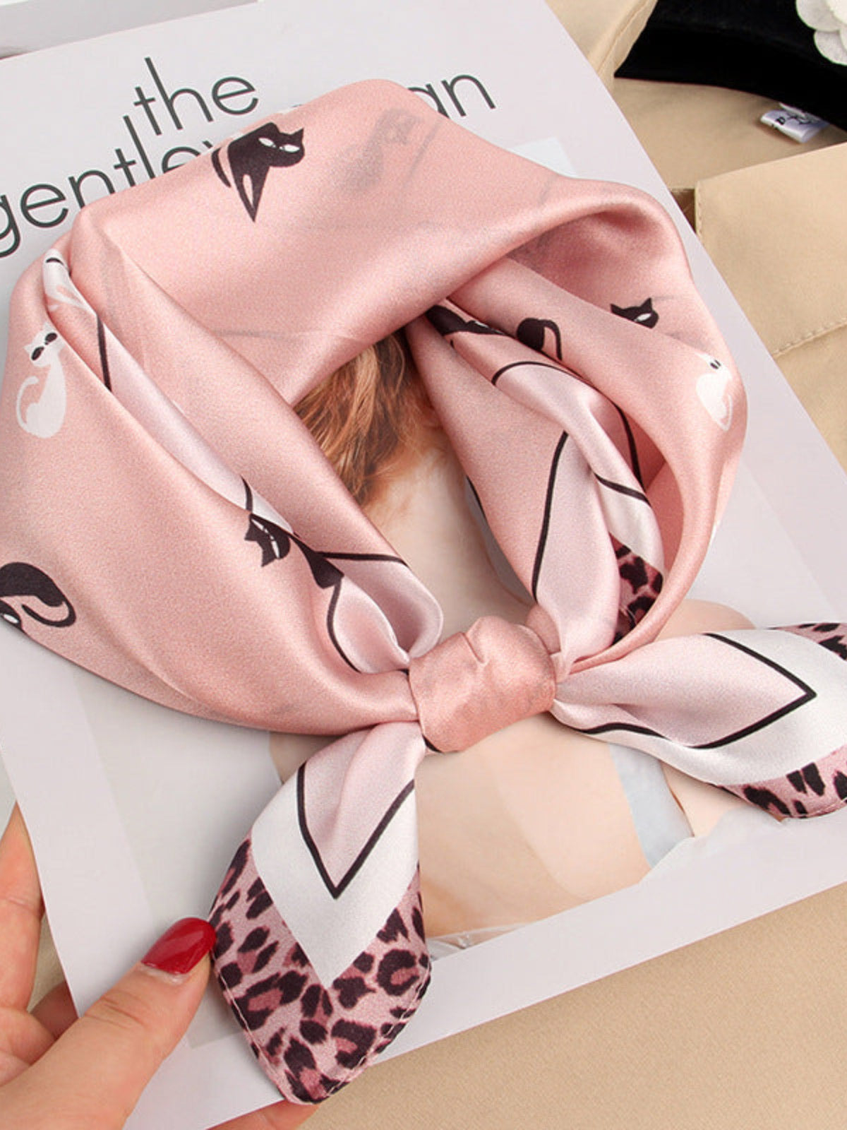 SilkSilky FR Pure Soie Scarf Rose 001 SilkSilky FR Pure Soie Scarf Rose 001