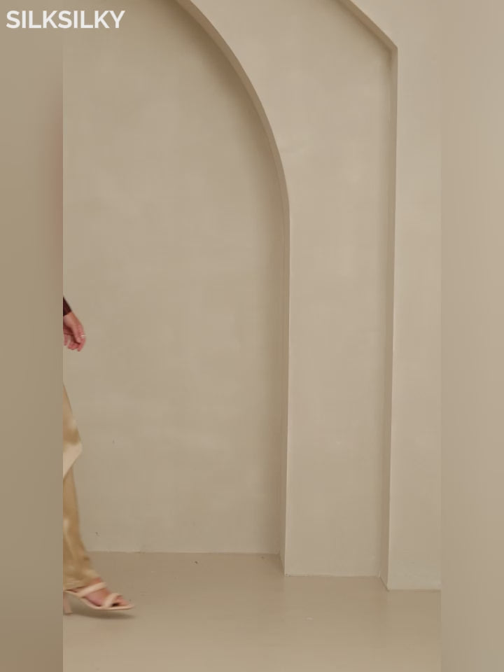 SilkSilky-FR Soie Col Chemise Femme Chemise video 001