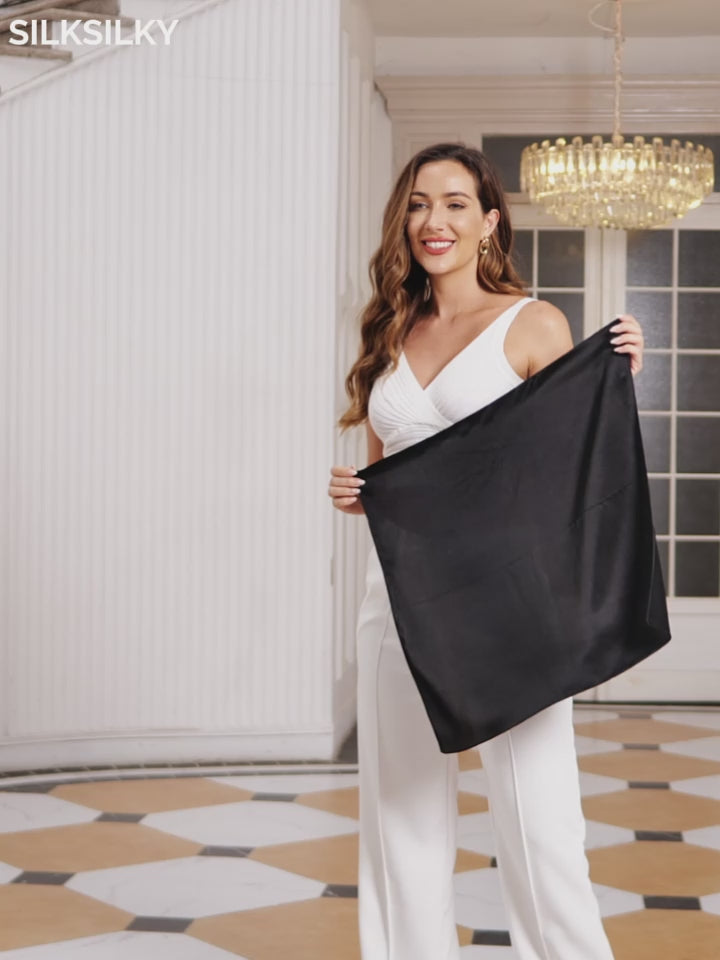 SilkSilky-FR Pure Soie Scarf-video-001