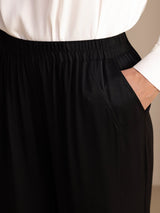 [Noir] SilkSilky-FR Womens Pants 004