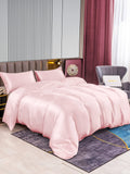 SilkSilky FR 22Momme Pure Soie Bedding Set Rose 003