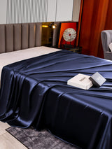[Bleu Foncé] SilkSilky-FR 22Momme Draps 004