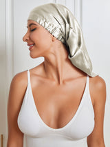 [Beige] SilkSilky-FR Bonnets de Nuit 004