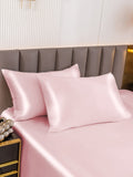 SilkSilky-FR 30Momme Pure Soie Pillowcase Rose 002