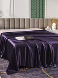 SilkSilky-FR 25Momme Pure Soie Sheet VioletFoncé 003