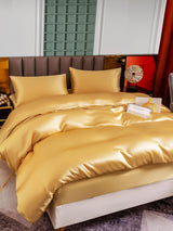 [Champagne] SilkSilky-FR 25Momme Parure de Lit Soie 003