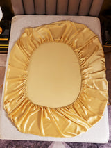 [Champagne] SilkSilky-FR Parure de Lit Soie 003