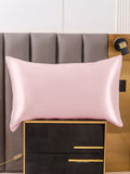 SilkSilky-FR 30Momme Pure Soie Pillowcase Rose 003