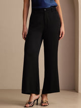 [Noir] SilkSilky-FR Womens Pants 004