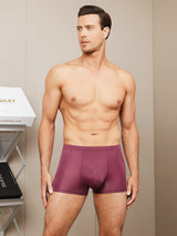 [Rouge Vineux] SilkSilky-FR Homme Sous-vêtements 001