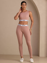 [Rose] SilkSilky-FR Sleeveless Crew Neck Women's Outfit Sets 003