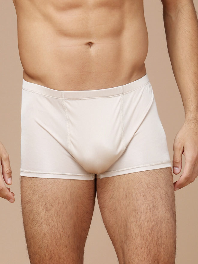 SilkSilky FR Soie Tricotée Mens Underwear Beige 001