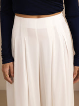 [Blanc] SilkSilky-FR Womens Pants 004