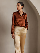 [Champagne] SilkSilky-FR Femme Pantalons 005