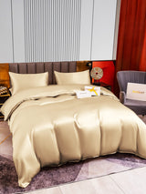 [Beige] SilkSilky-FR 22Momme Pure Soie Bedding Set 005,