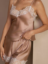 [Toscane] SilkSilky-FR Sleeveless V Neck Ensemble Camisole 006