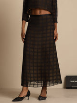 [Noir] SilkSilky-FR Skirt 001