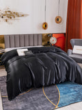 SilkSilky FR 19Momme Pure Soie Duvet Cover Noir 004