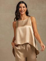 [Champagne] SilkSilky-FR Sleeveless Femme Pyjamas 002