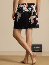 [Noir] SilkSilky-FR Mens Sleep Bottoms 002