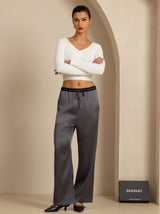 [Gris Foncé] SilkSilky-FR Womens Pants 006