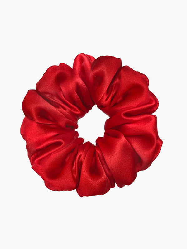 SilkSilky-FR 19Momme Pure Soie Scrunchie RougeVineux 003