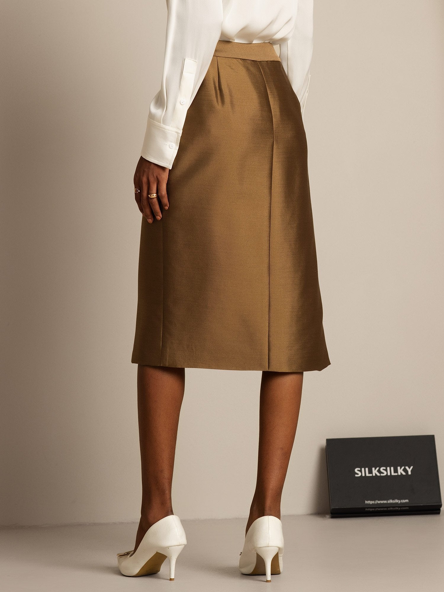 [Bronze] SilkSilky-FR 32Momme Soie Skirt 002,