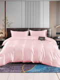 SilkSilky FR 22Momme Pure Soie Bedding Set Rose 001