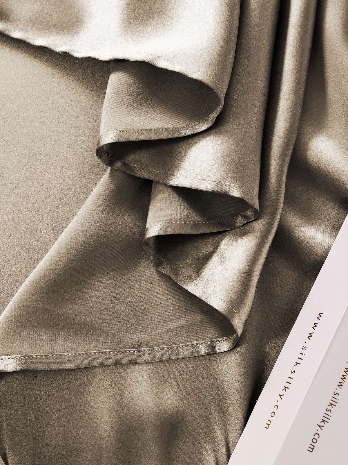 [Kaki] SilkSilky-FR 19Momme Pure Silk Bedding Set 006