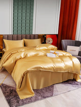 [Champagne] SilkSilky-FR 25Momme Pure Soie Bedding Set 001