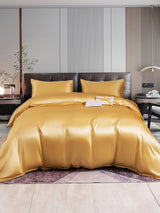 [Champagne] SilkSilky-FR 22Momme Parure de Lit Soie 002
