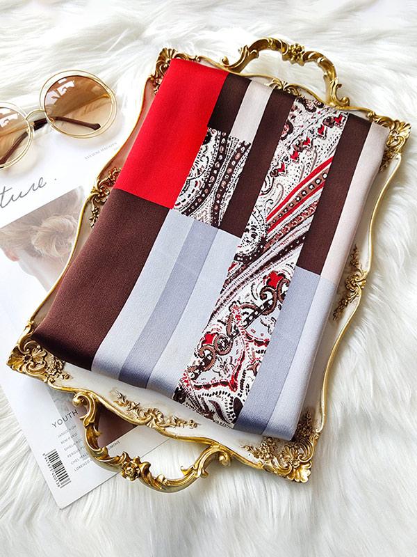 [P088] SilkSilky-FR Pure Soie Scarf 002