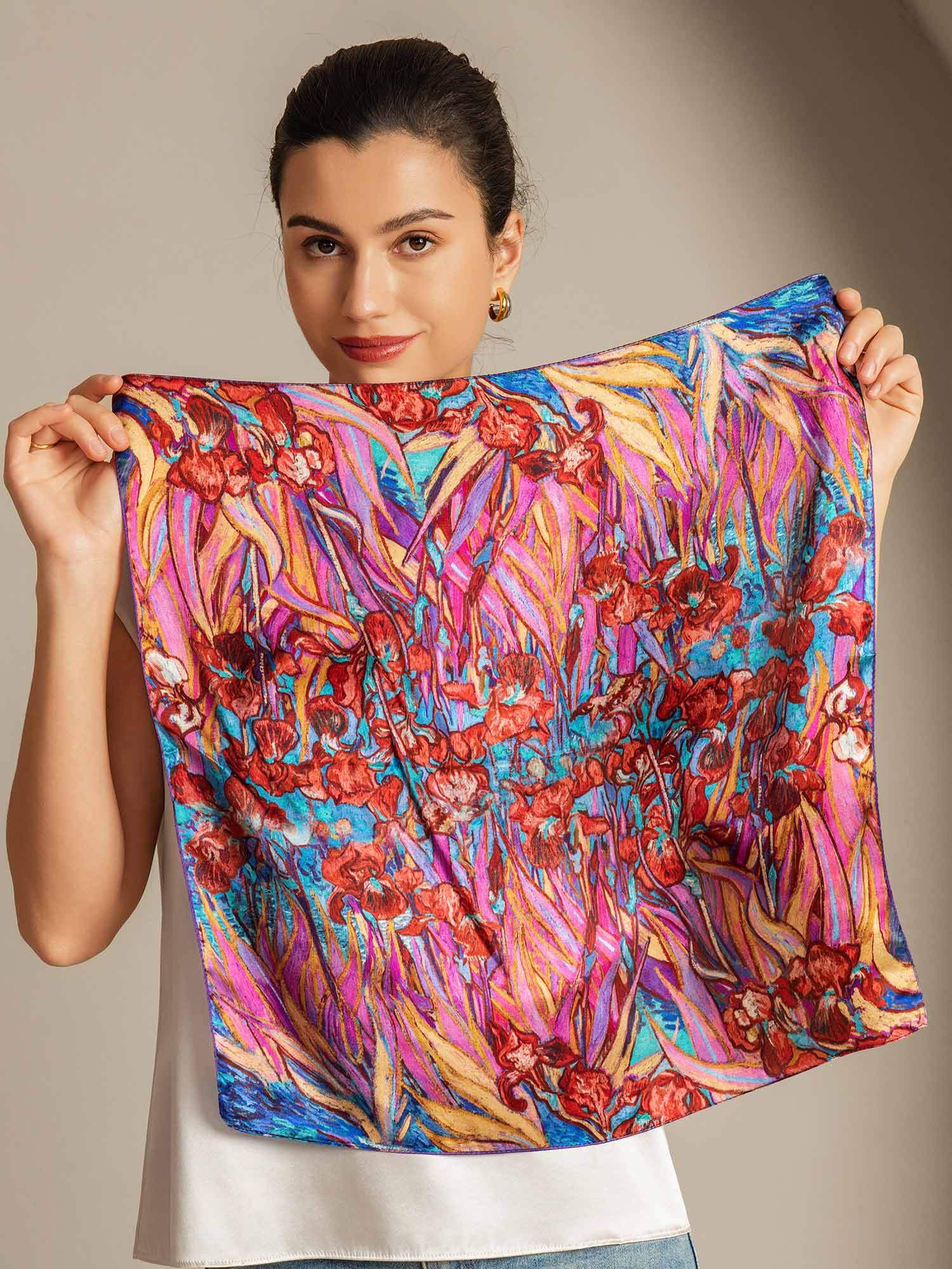 [P095] SilkSilky-FR Soie Scarf 002