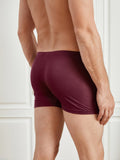 SilkSilky FR Soie Tricotée Mens Underwear Rouge 005