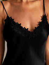 [Noir] SilkSilky-FR Fines Brides Nightgown 006