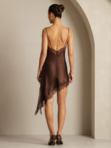 [Brun] SilkSilky-FR Soie Dress 002