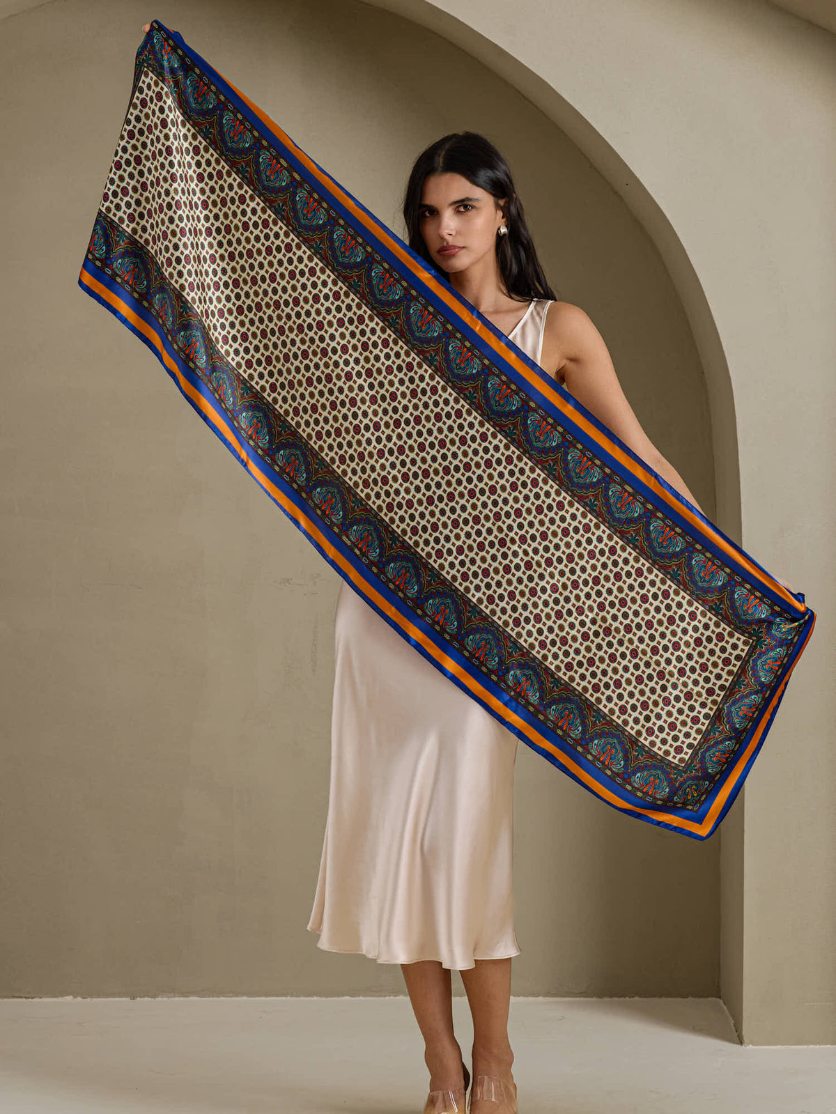 [P016] SilkSilky-FR Scarf 002