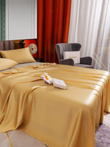 [Champagne] SilkSilky-FR 25Momme Pure Soie Bedding Set 005