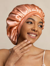 [Rose Corail] SilkSilky-FR Bonnets de Nuit 003