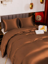 [Café] SilkSilky-FR Parure de Lit Soie 004