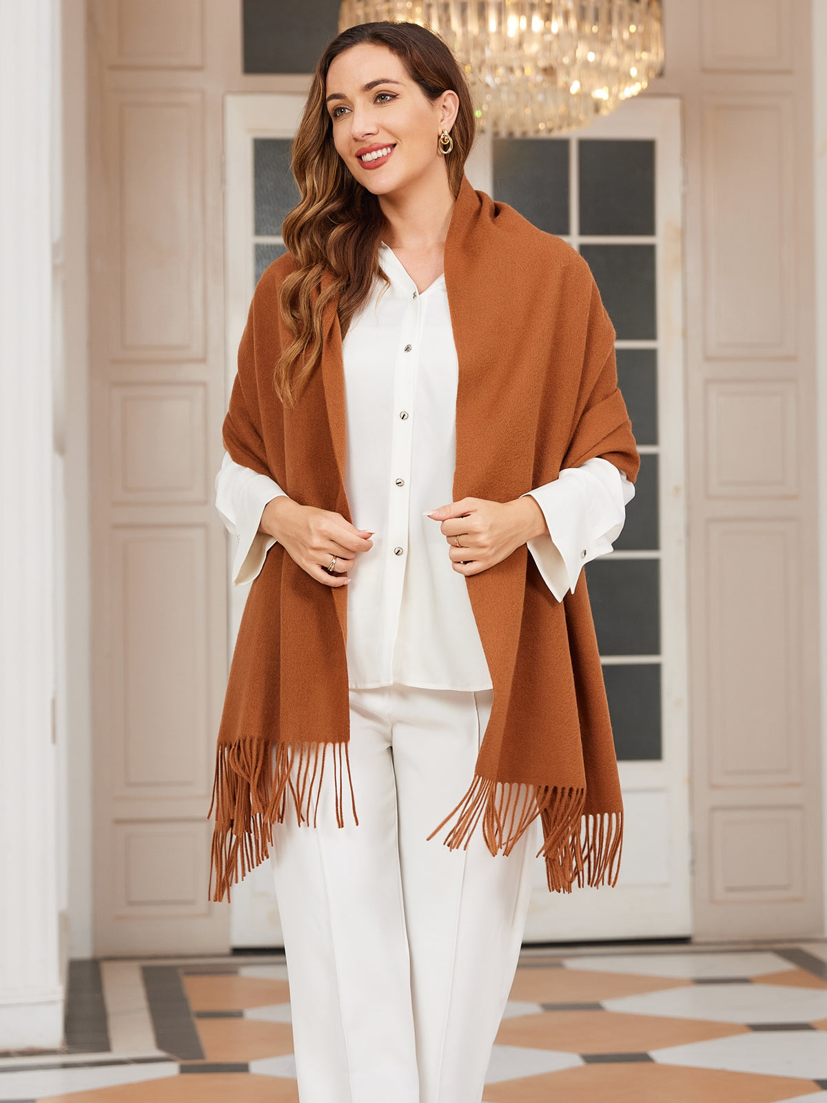 [Brun] SilkSilky-FR Laine Scarf 003