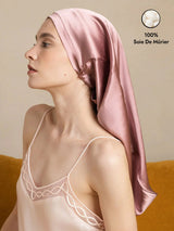 [Mauve Pâle] SilkSilky-FR Bonnets de Nuit 001