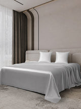 [Argent] SilkSilky-FR Parure de Lit Soie 002