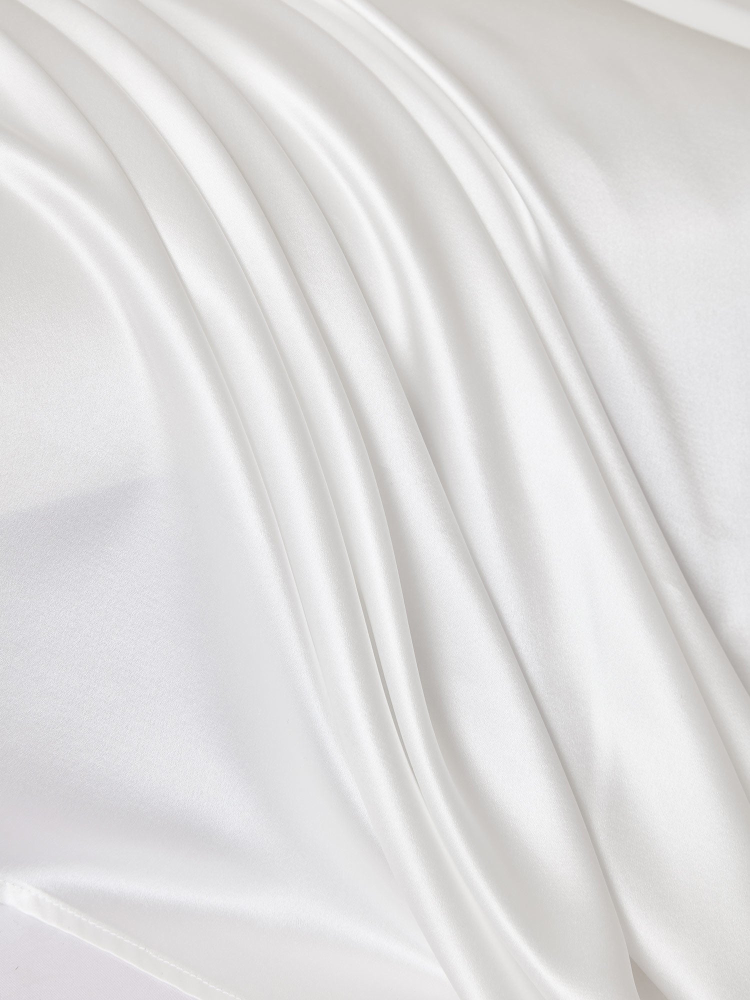 [GrisClair+Blanc] SilkSilky-FR 19Momme Pure Soie Bedding Set 002,