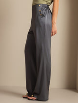 [Gris Foncé] SilkSilky-FR Femme Pantalons 006