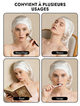[Blanc] SilkSilky-FR Bonnets de Nuit 007