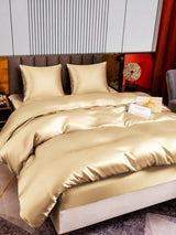 [Beige] SilkSilky-FR Parure de Lit Soie 003