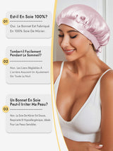 [Rose Clair] SilkSilky-FR Bonnets de Nuit 006