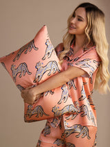 [Chat Rose] SilkSilky-FR Taies d'Oreiller 002