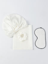 [Blanc] SilkSilky-FR 22Momme Pure Soie Pillowcase Set 003